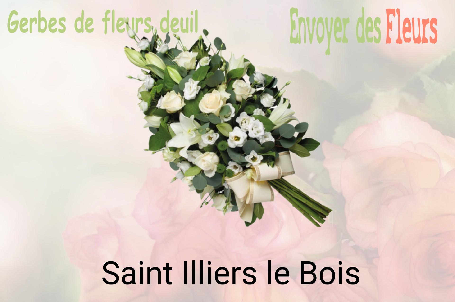 Gerbe de fleurs de deuil livrée à Saint-Illiers-le-Bois
